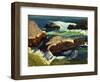Sun Glow-George Wesley Bellows-Framed Giclee Print