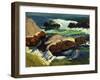 Sun Glow-George Wesley Bellows-Framed Giclee Print