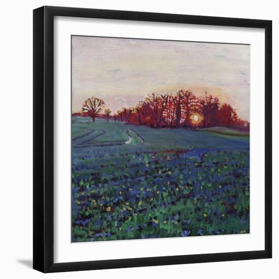 Sun greets the earth, 2012,-Helen White-Framed Giclee Print