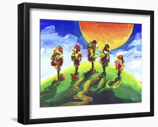 Sun Hill-Howie Green-Framed Giclee Print