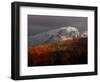 Sun Hits Fall Foliage Colors in the White Mountain National Forest in Twin Mountain, New Hampshire-null-Framed Photographic Print