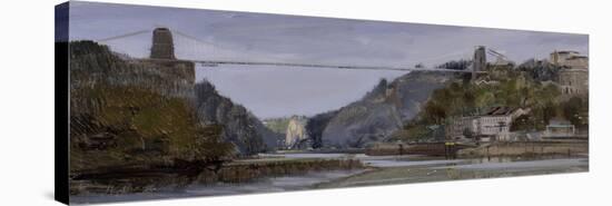 Sun in Avon Gorge, October-Tom Hughes-Stretched Canvas