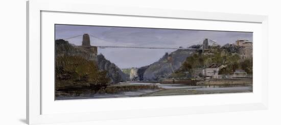 Sun in Avon Gorge, October-Tom Hughes-Framed Giclee Print