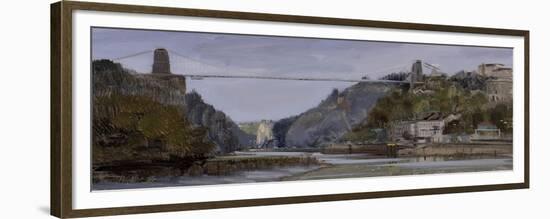 Sun in Avon Gorge, October-Tom Hughes-Framed Giclee Print