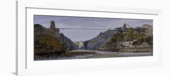 Sun in Avon Gorge, October-Tom Hughes-Framed Giclee Print