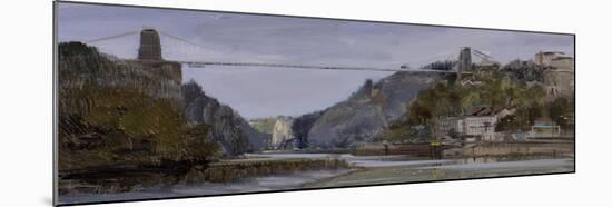 Sun in Avon Gorge, October-Tom Hughes-Mounted Giclee Print