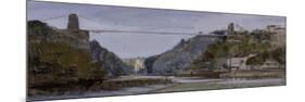 Sun in Avon Gorge, October-Tom Hughes-Mounted Giclee Print