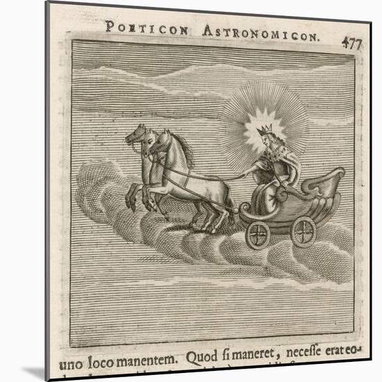 Sun in Chariot, 1681-Gaius Julius Hyginus-Mounted Art Print