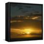 Sun in Cloudy Sky-Micha Pawlitzki-Framed Stretched Canvas