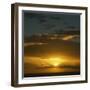 Sun in Cloudy Sky-Micha Pawlitzki-Framed Photographic Print