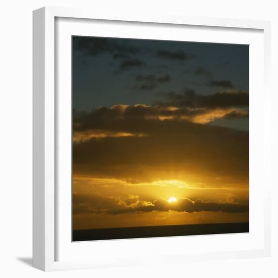 Sun in Cloudy Sky-Micha Pawlitzki-Framed Photographic Print