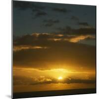 Sun in Cloudy Sky-Micha Pawlitzki-Mounted Photographic Print