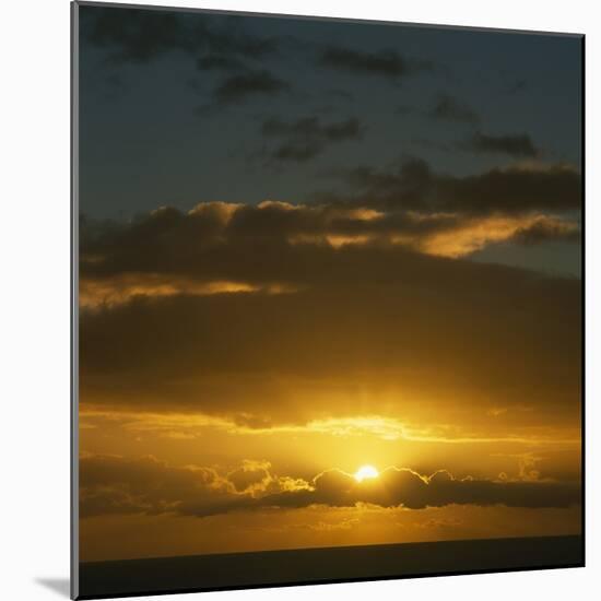 Sun in Cloudy Sky-Micha Pawlitzki-Mounted Photographic Print