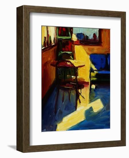 Sun in the D & M Cafe-Pam Ingalls-Framed Giclee Print