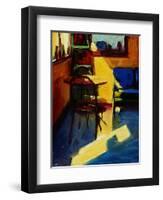 Sun in the D & M Cafe-Pam Ingalls-Framed Giclee Print