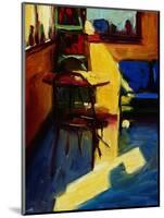 Sun in the D & M Cafe-Pam Ingalls-Mounted Giclee Print