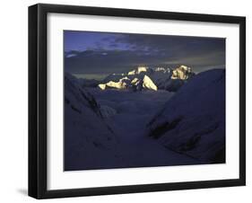 Sun Kissed Pumori, Nepal-Michael Brown-Framed Premium Photographic Print