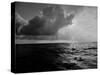 Sun-Lighted Thunderheads over the Atlantic-Peter Stackpole-Stretched Canvas