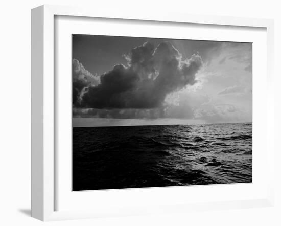 Sun-Lighted Thunderheads over the Atlantic-Peter Stackpole-Framed Photographic Print