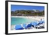 Sun Loungers at a Beach-Markus Lange-Framed Photographic Print