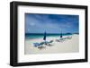Sun loungers on world class Shoal Bay East beach, Anguilla, British Oversea territory, West Indies,-Michael Runkel-Framed Photographic Print