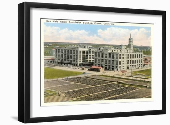 Sun Maid Raisin Building, Fresno, California-null-Framed Art Print