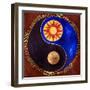 Sun-Moon, 2009-Sabira Manek-Framed Giclee Print