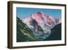 Sun on the Jungfrau, Swiss Alps-null-Framed Art Print