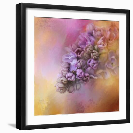 Sun on the Lilacs-Jai Johnson-Framed Giclee Print