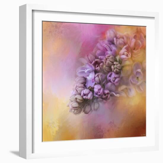 Sun on the Lilacs-Jai Johnson-Framed Giclee Print