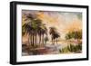 Sun on the Water-Mary Dulon-Framed Giclee Print