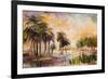 Sun on the Water-Mary Dulon-Framed Giclee Print