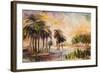 Sun on the Water-Mary Dulon-Framed Giclee Print