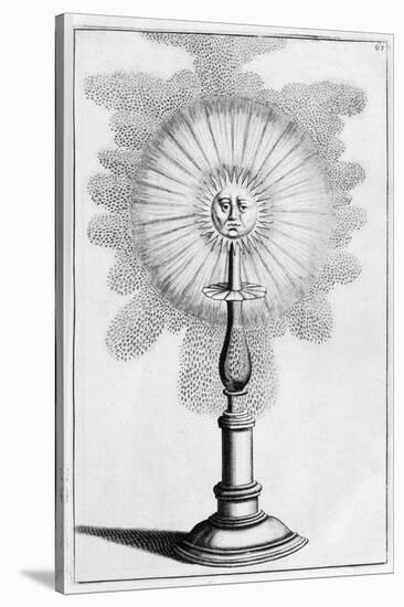 Sun Ornamental Fountain Design, 1664-Georg Andreas Bockler-Stretched Canvas