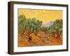 Sun over Olive Grove, 1889-Vincent van Gogh-Framed Premium Giclee Print