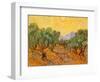 Sun over Olive Grove, 1889-Vincent van Gogh-Framed Premium Giclee Print