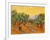 Sun over Olive Grove, 1889-Vincent van Gogh-Framed Giclee Print