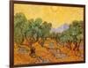 Sun over Olive Grove, 1889-Vincent van Gogh-Framed Giclee Print