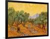 Sun over Olive Grove, 1889-Vincent van Gogh-Framed Giclee Print