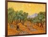 Sun over Olive Grove, 1889-Vincent van Gogh-Framed Giclee Print