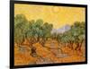 Sun over Olive Grove, 1889-Vincent van Gogh-Framed Giclee Print