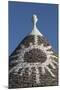 Sun Painted on Roof of Traditional Trullo in Alberobello-Martin-Mounted Photographic Print