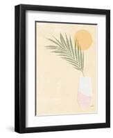 Sun Palm II Blush-Moira Hershey-Framed Art Print