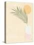 Sun Palm II Blush-Moira Hershey-Stretched Canvas