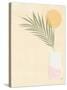 Sun Palm II Blush-Moira Hershey-Stretched Canvas