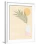 Sun Palm II Blush-Moira Hershey-Framed Art Print