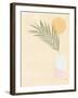 Sun Palm II Blush-Moira Hershey-Framed Art Print