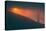 Sun Peeking Through the Fog at Golden Gate Bridge-null-Stretched Canvas