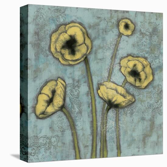 Sun Poppies I-Jennifer Goldberger-Stretched Canvas