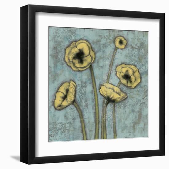 Sun Poppies I-Jennifer Goldberger-Framed Art Print
